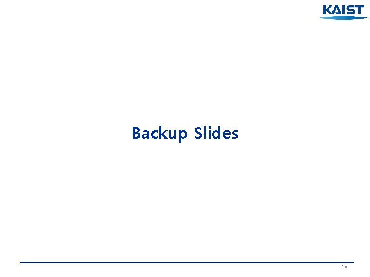 Backup Slides 18 