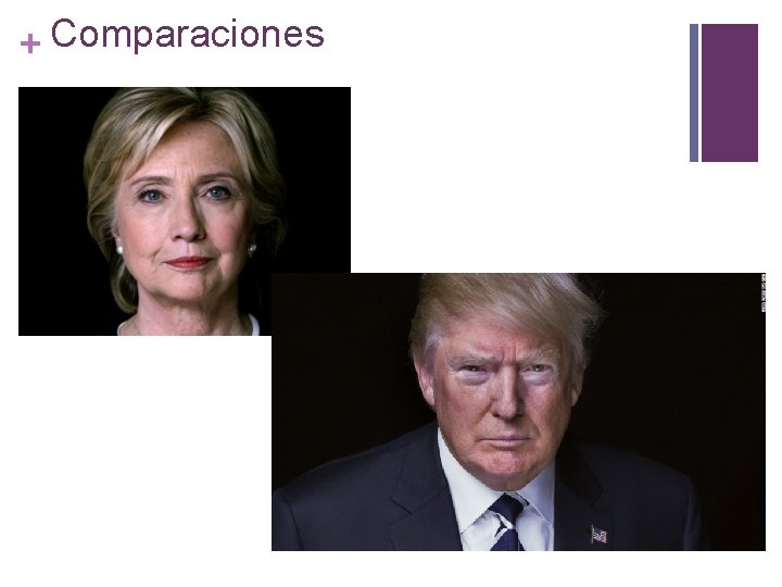 + Comparaciones 