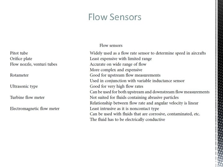 Flow Sensors 