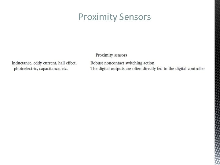 Proximity Sensors 