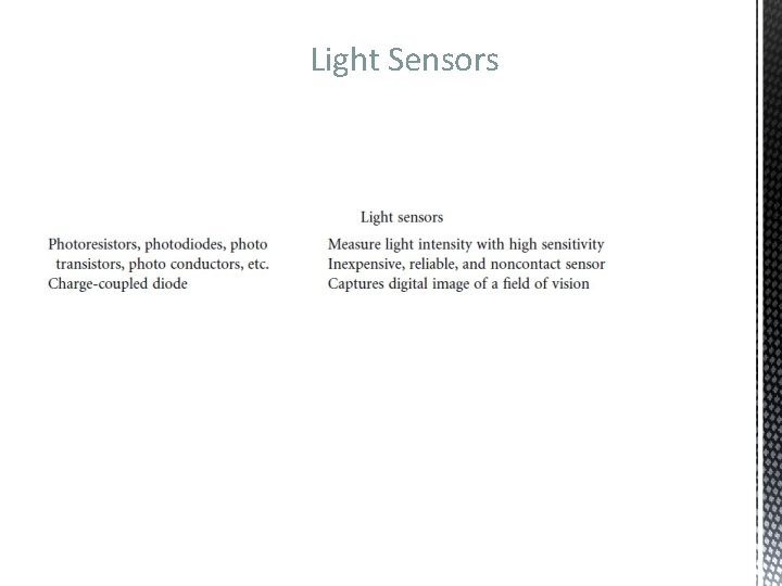 Light Sensors 