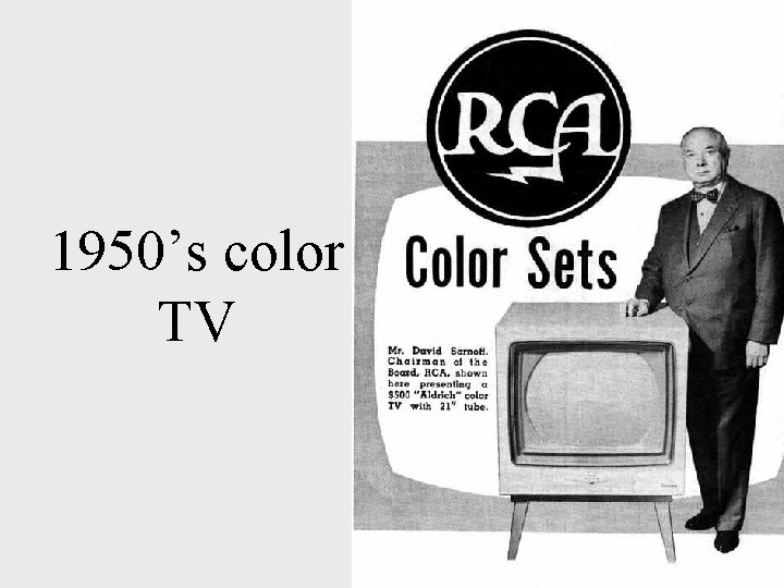 1950’s color TV 