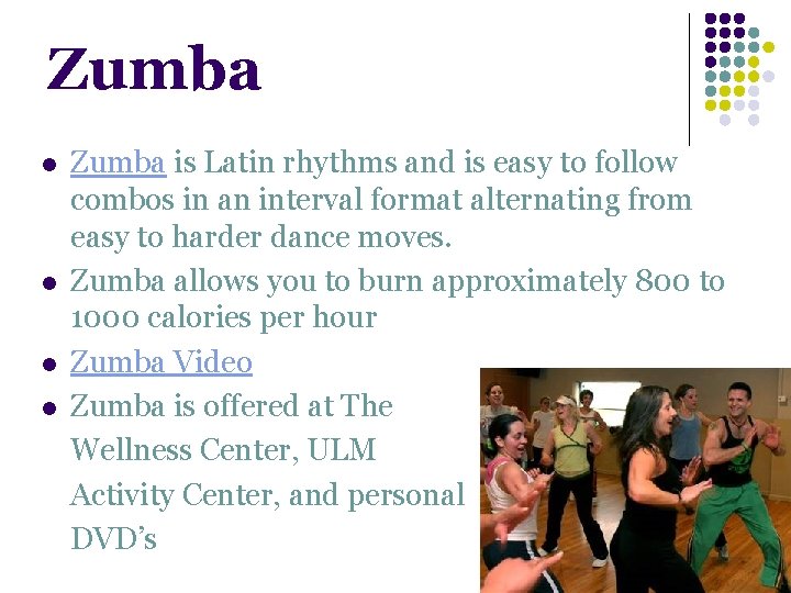 Zumba l l Zumba is Latin rhythms and is easy to follow combos in Zumba l l Zumba is Latin rhythms and is easy to follow combos in