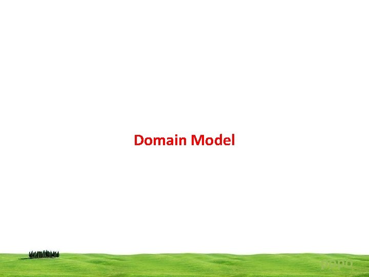 Domain Model popo 