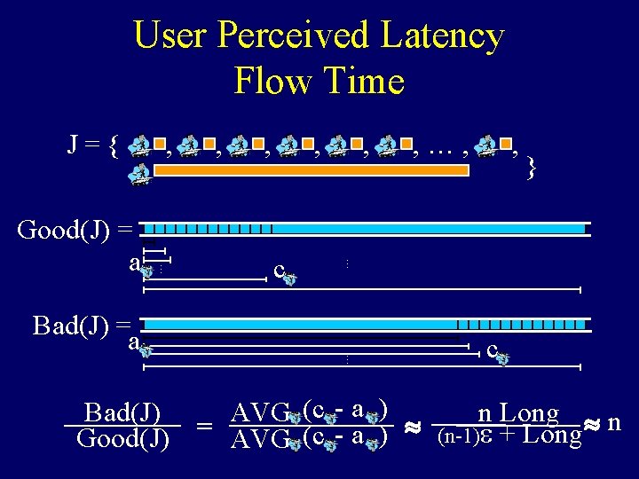 User Perceived Latency Flow Time J={ , , , c , , …, , User Perceived Latency Flow Time J={ , , , c , , …, ,