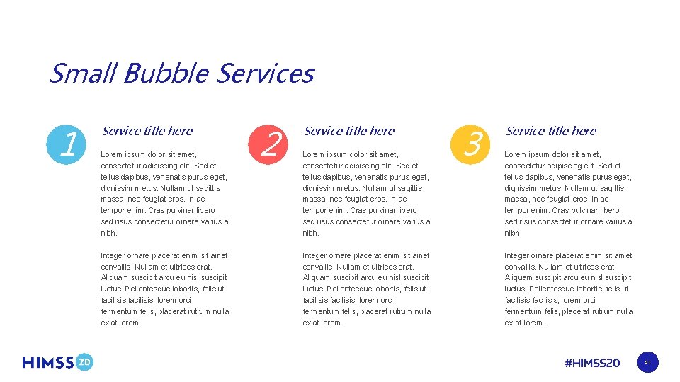 Small Bubble Services 1 Service title here Lorem ipsum dolor sit amet, consectetur adipiscing