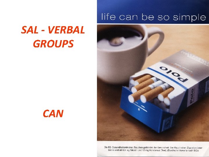SAL - VERBAL GROUPS CAN 