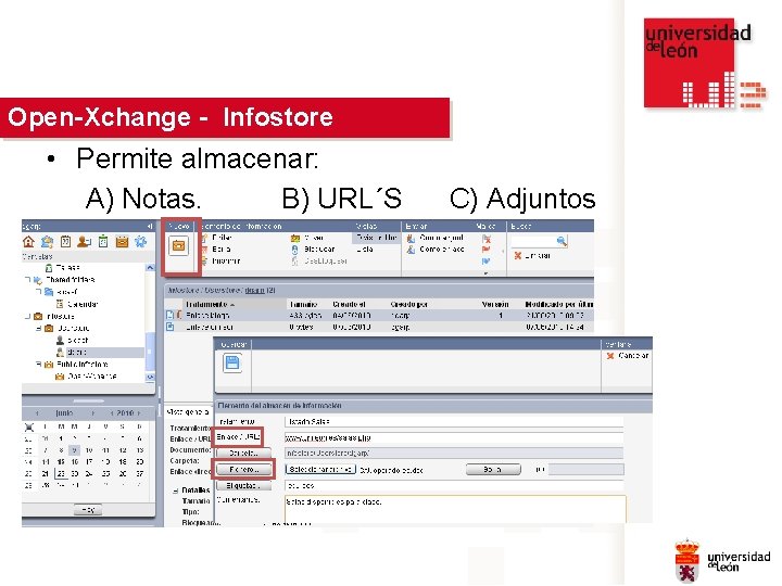 Open-Xchange Haga clic para modificar - Infostore el estilo de título del patrón •