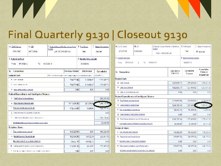 Final Quarterly 9130 | Closeout 9130 Final Quarterly 9130 | Closeout 9130