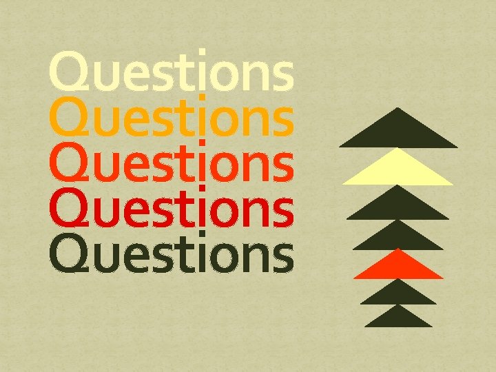 Questions Questions Questions Questions