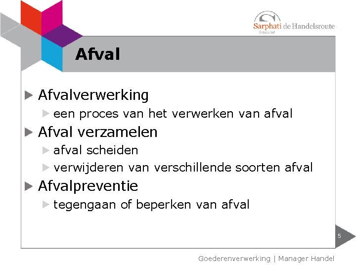 Afvalverwerking een proces van het verwerken van afval Afval verzamelen afval scheiden verwijderen van