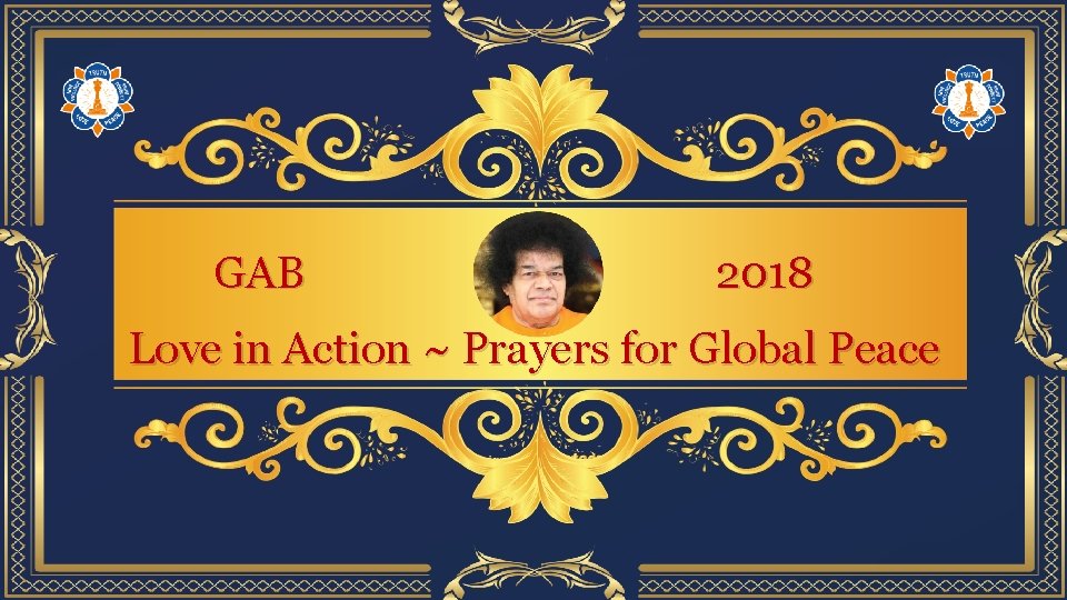 GAB 2018 Love in Action ~ Prayers for Global Peace 
