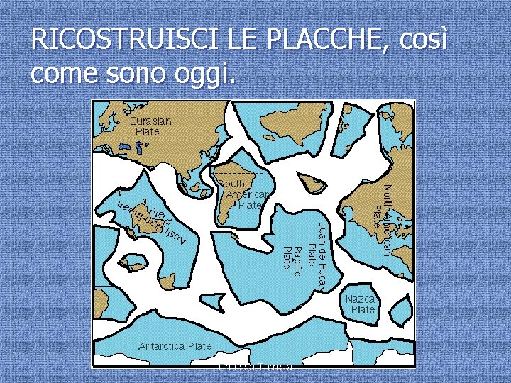 RICOSTRUISCI LE PLACCHE, così come sono oggi. Prof. ssa Torretta 