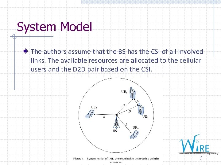 System Model The authors assume that the BS has the CSI of all involved