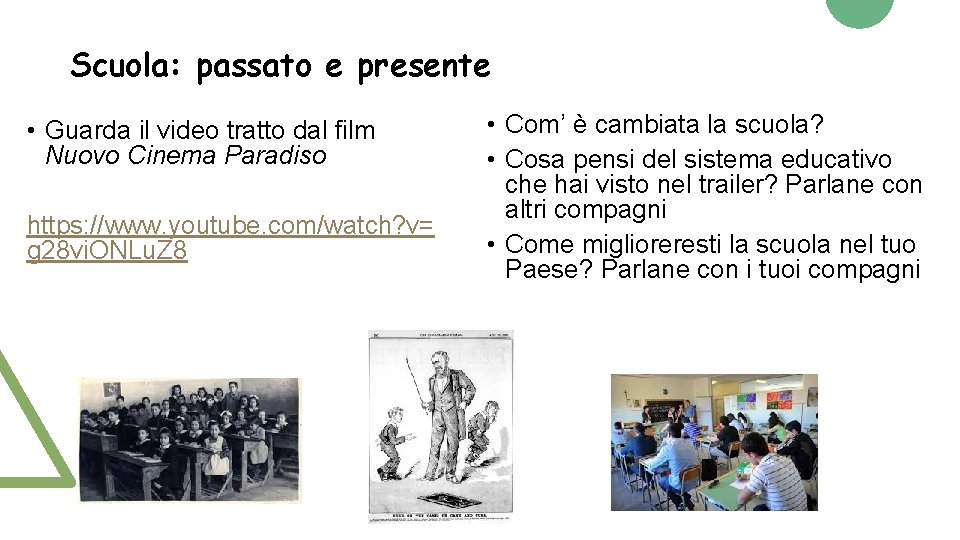 Scuola: passato e presente • Guarda il video tratto dal film Nuovo Cinema Paradiso