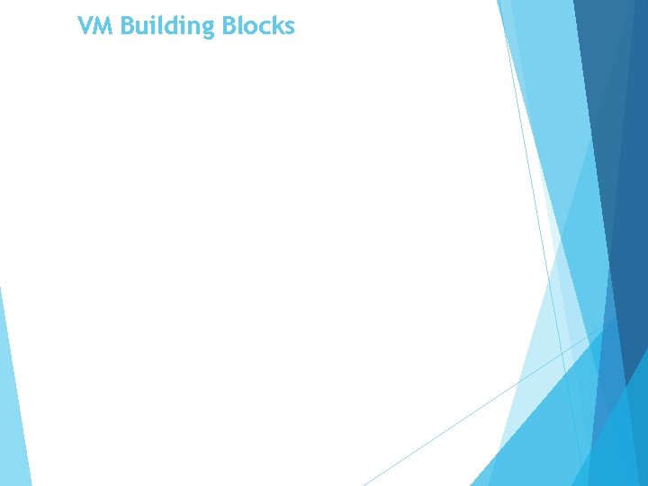VM Building Blocks 