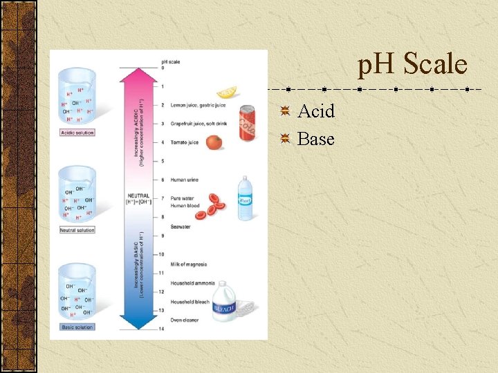 p. H Scale Acid Base 