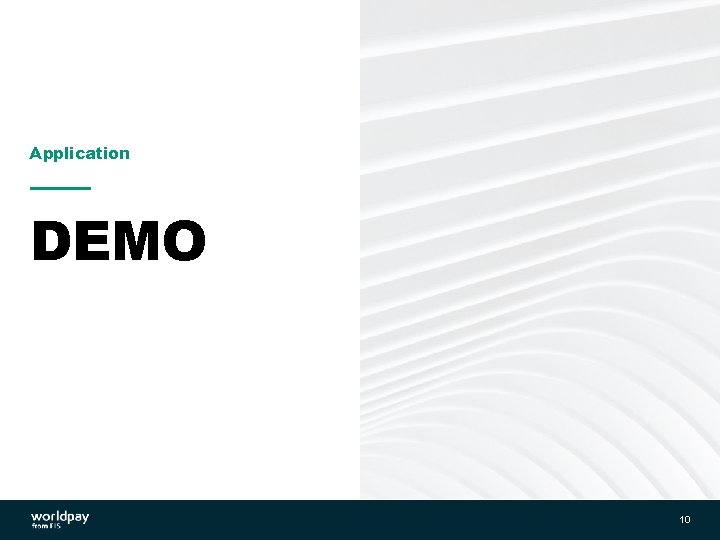 Application DEMO 10 Application DEMO 10