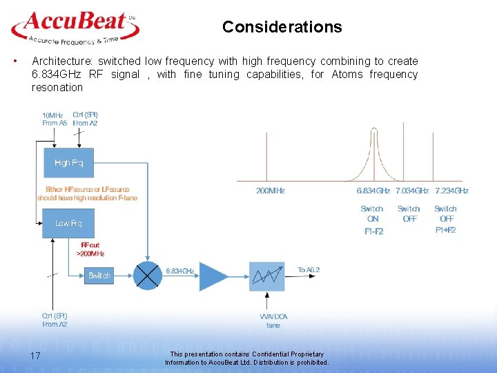 Considerations • Architecture: switched low frequency with high frequency combining to create 6. 834 Considerations • Architecture: switched low frequency with high frequency combining to create 6. 834