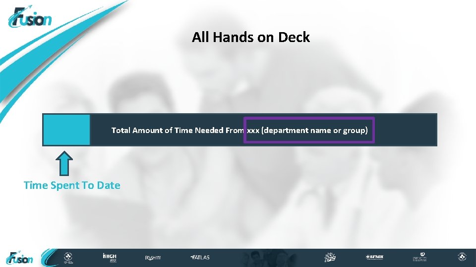 All Hands on Deck Total Amount of Time Needed From xxx (department name or