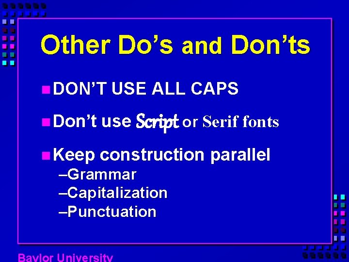 Don't Use Script Effective Power Point Love it Hate it n