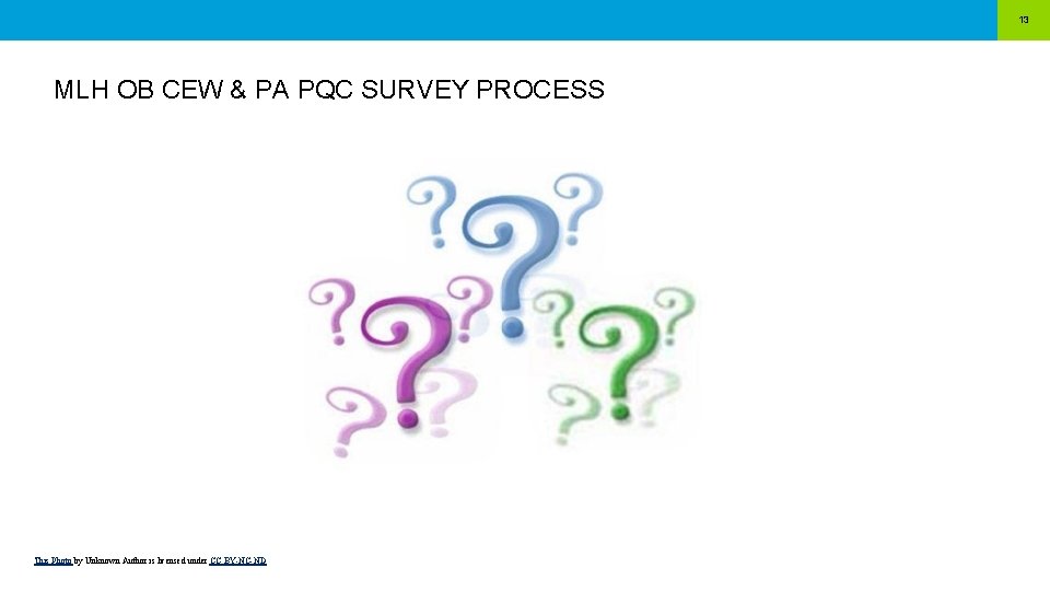 13 MLH OB CEW & PA PQC SURVEY PROCESS This Photo by Unknown Author