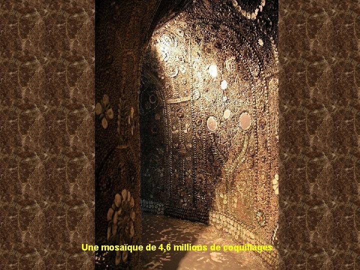 Une mosaïque de 4, 6 millions de coquillages 