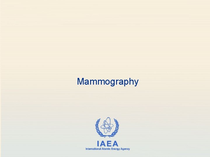 Mammography 