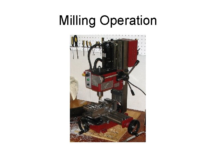 Milling Operation 