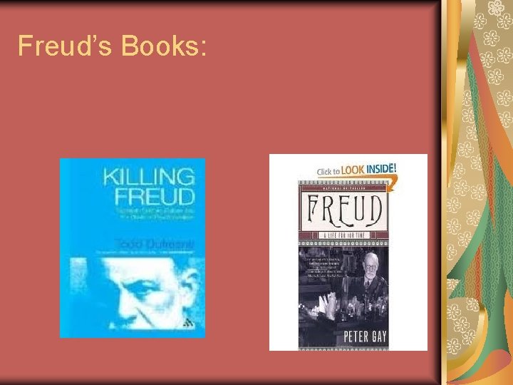 Freud’s Books: 