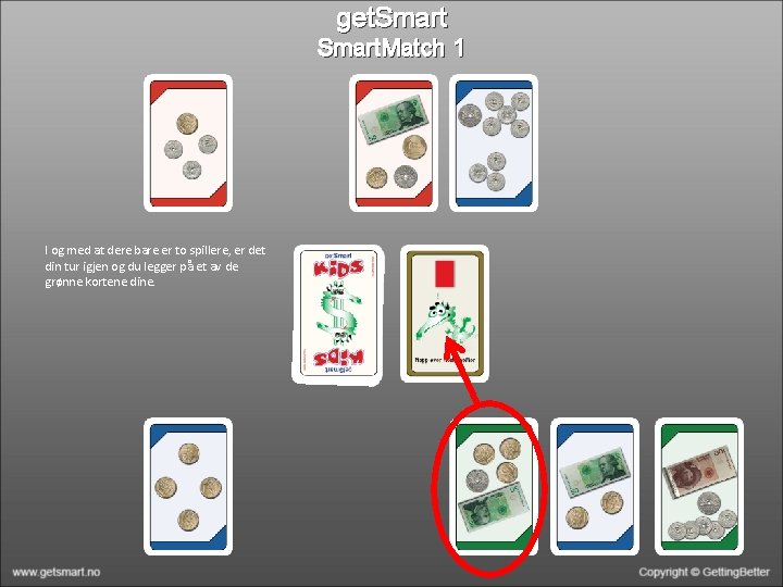 get. Smart. Match 1 I og med at dere bare er to spillere, er