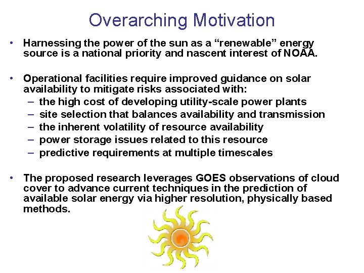 GOESBased Renewable Energy Solar Prediction Products for Decision