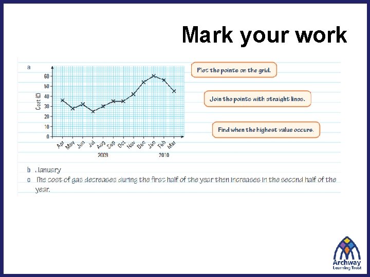 Mark your work Mark your work