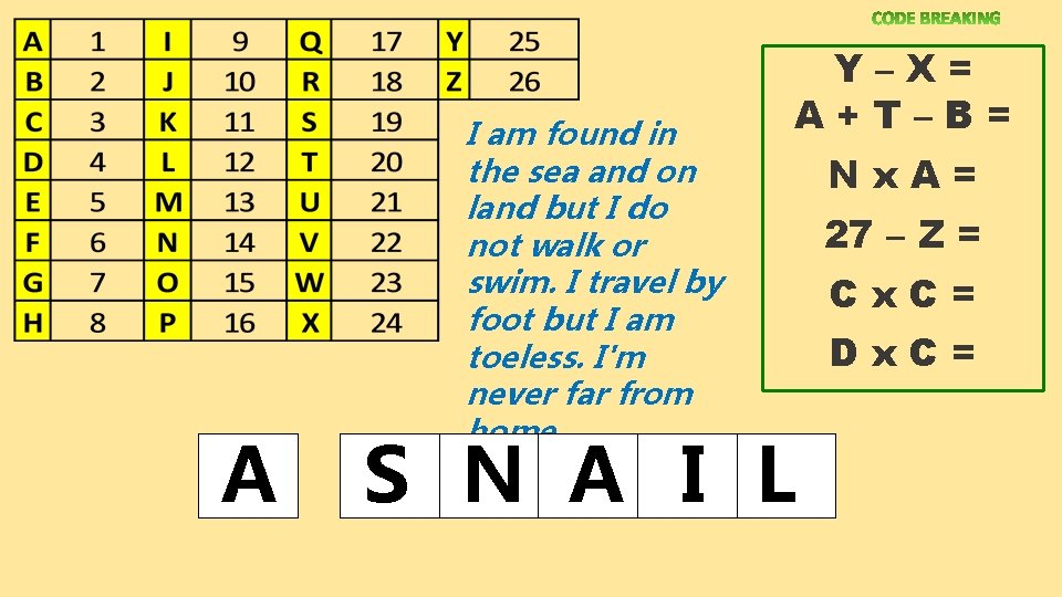 A I am found in the sea and on land but I do not A I am found in the sea and on land but I do not