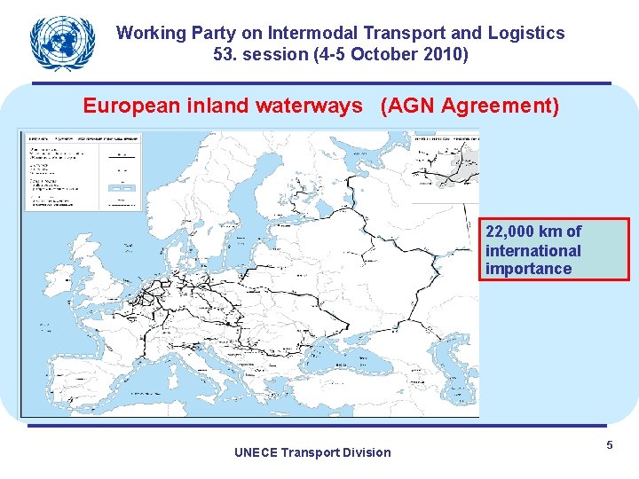 Working Party on Intermodal Transport and Logistics 53. session (4 -5 October 2010) European