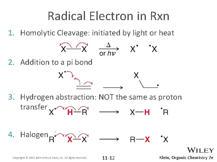 Addition Rxn Radical Reaction Objectives Regioselectivity and Application in Synthesis