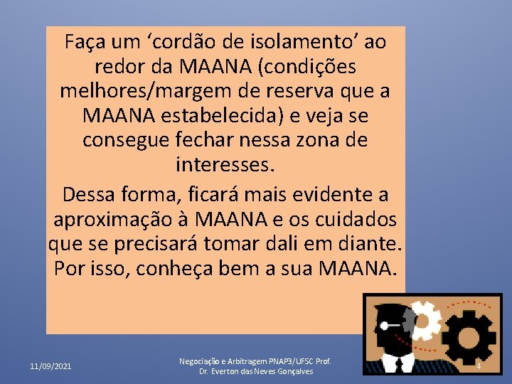Faça um ‘cordão de isolamento’ ao redor da MAANA (condições melhores/margem de reserva que Faça um ‘cordão de isolamento’ ao redor da MAANA (condições melhores/margem de reserva que