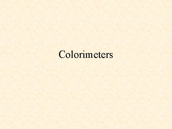 Colorimeters 