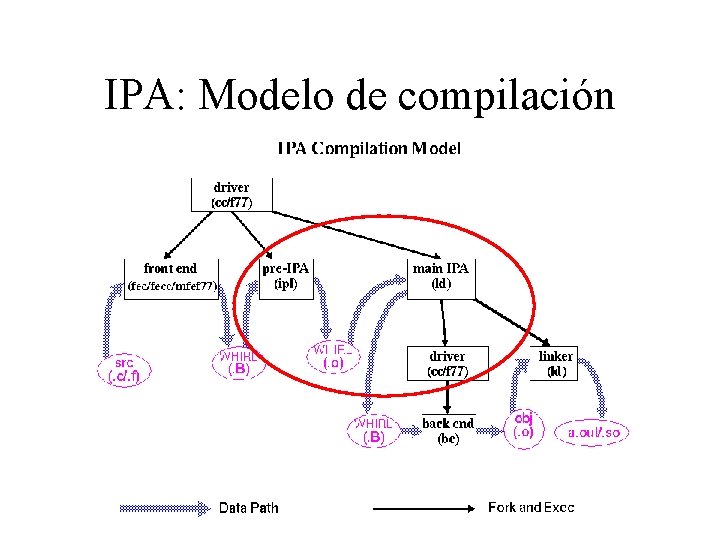 IPA: Modelo de compilación 