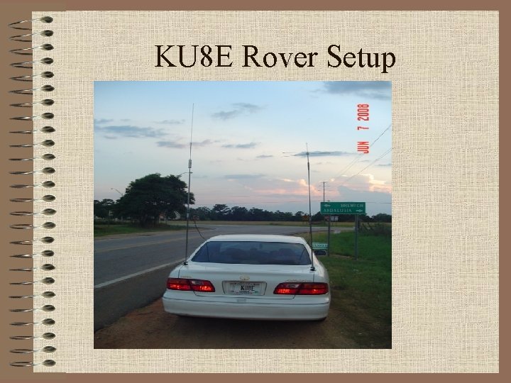 KU 8 E Rover Setup 