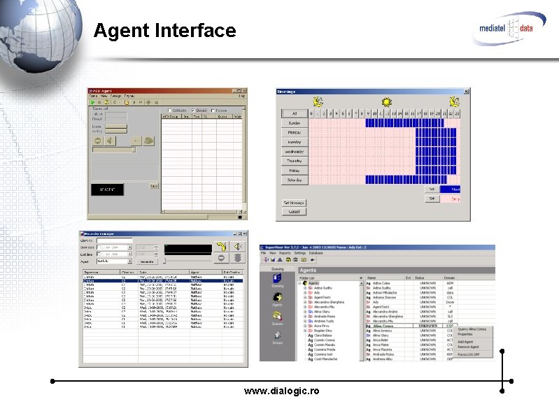 Agent Interface www. dialogic. ro 