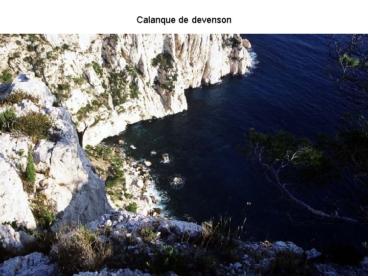 Calanque de devenson 