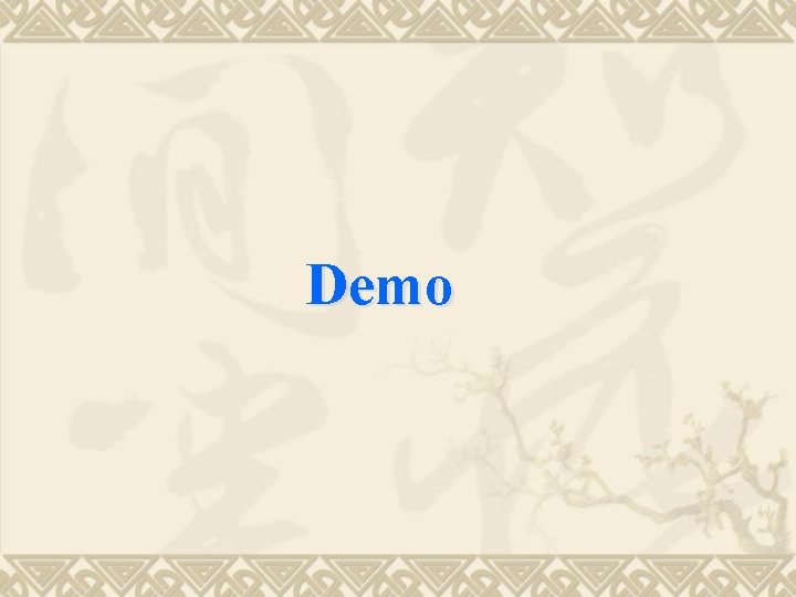 Demo 