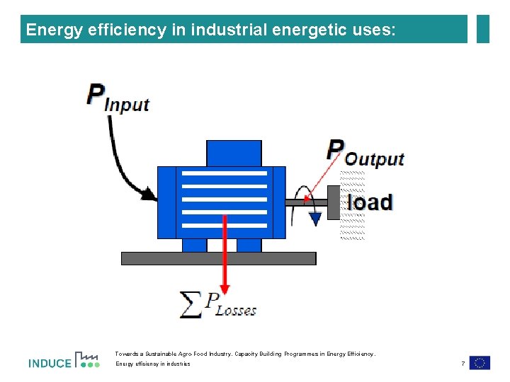 Energy efficiency in industrial energetic uses: Towards a Sustainable Agro-Food Industry. Capacity Building Programmes