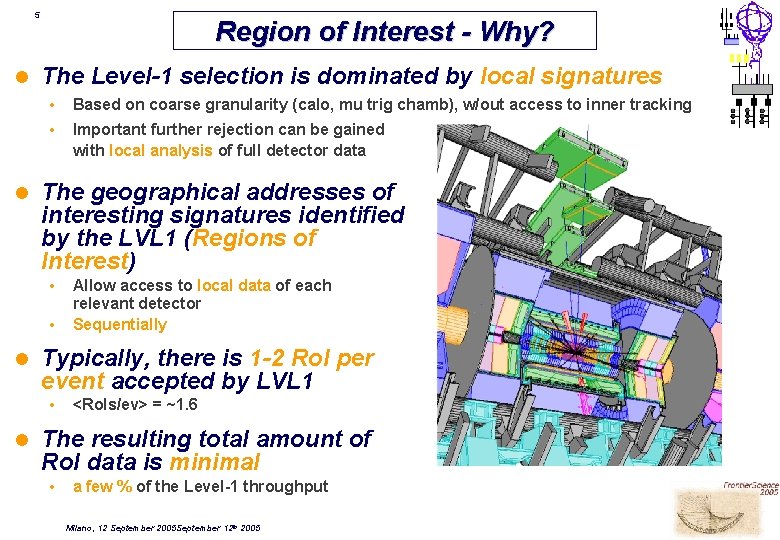 5 l l Region of Interest - Why? The Level-1 selection is dominated by