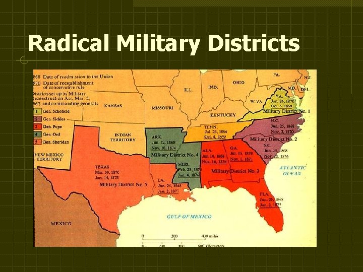 Radical Military Districts 