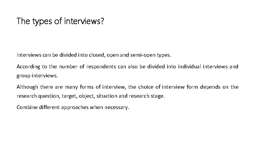Interview Data Collection Tools Group 6 Qualitative data collection tools Interviews Victor