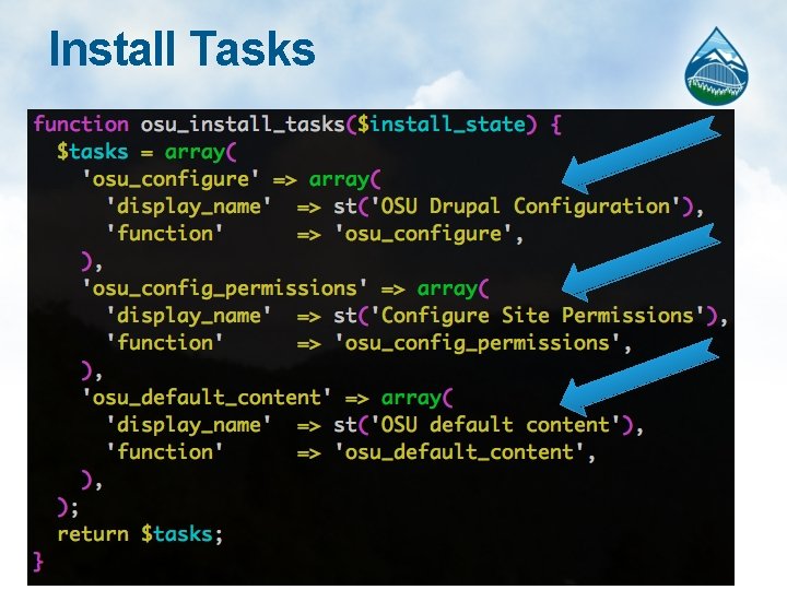 Install Tasks 