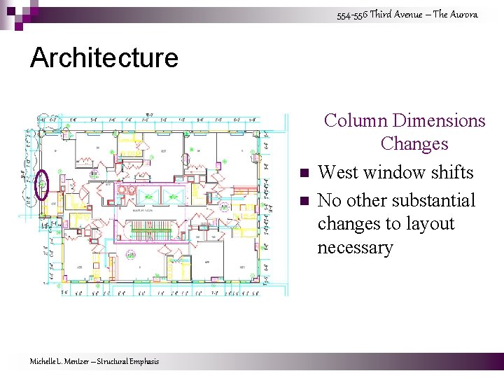 554 -556 Third Avenue – The Aurora Architecture n n Michelle L. Mentzer –