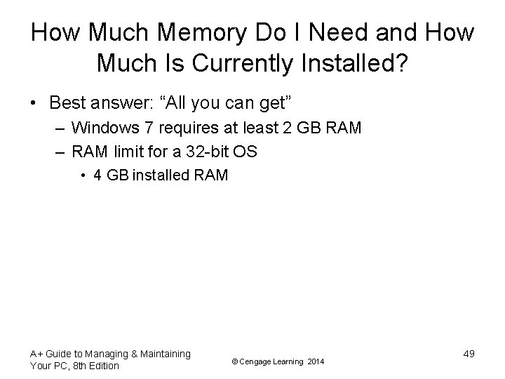 How Much Memory Do I Need and How Much Is Currently Installed? • Best